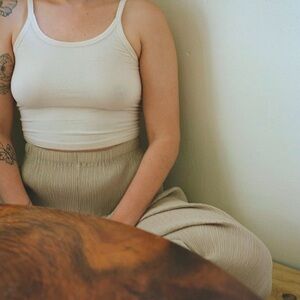 ARQ Crop Tank in Cotton